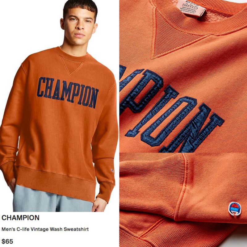 Ch*mpion vintage wash sweatshirt-1