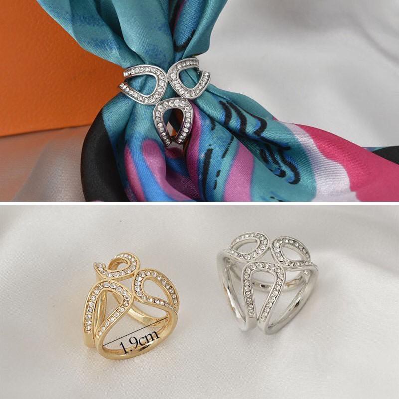 Terbaru Bros Cincin Syal Scarf Wanita Model Bulat Kristal