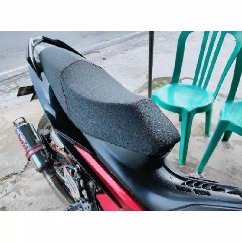Jok satria Fu karbu roadrace modif-jok satria fu 150 komplit roadrcae-jok roadrace satria fu double 
