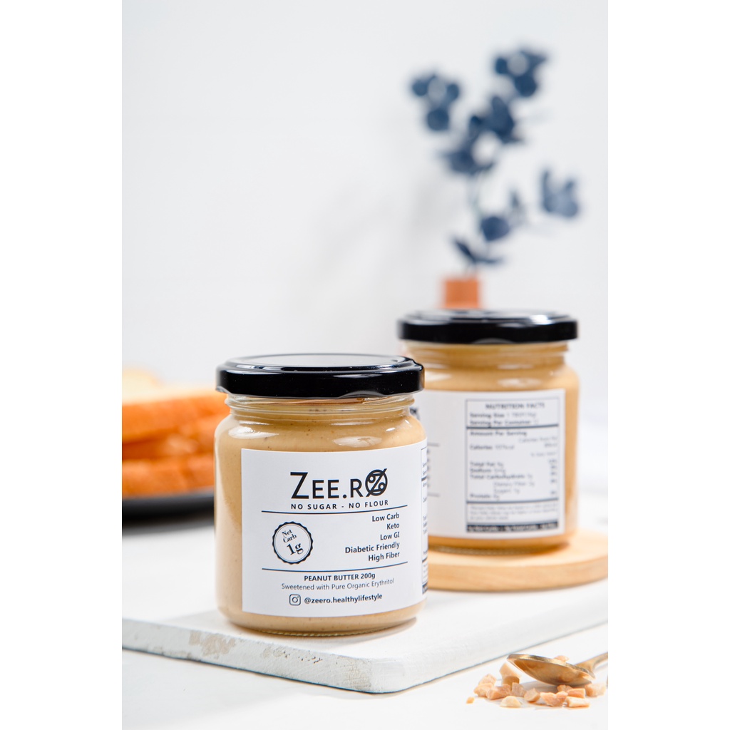 

Zeero Peanut butter, No Sugar, Natural, No preservative