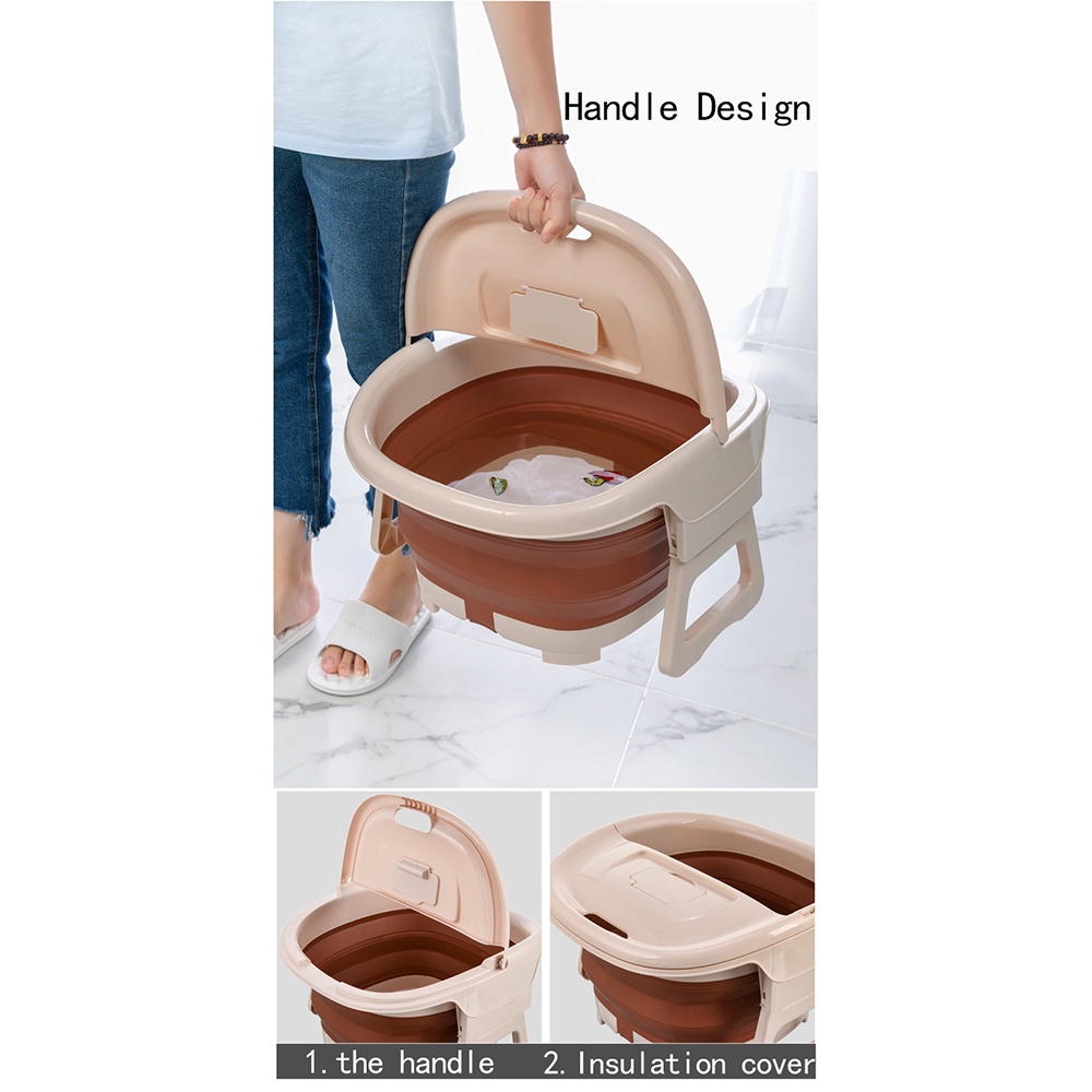 Baskom Lipat Rendam Kaki SPA Foldable Collapsible - SN521