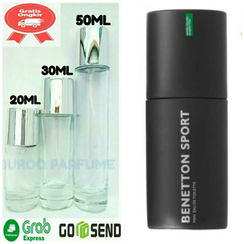 PARFUM BENETON SPORT PARFUME PRIA MURAH WANGI CITRUS FRUITY SEGER SEDANG TAHAN LAMA -INSPIRED