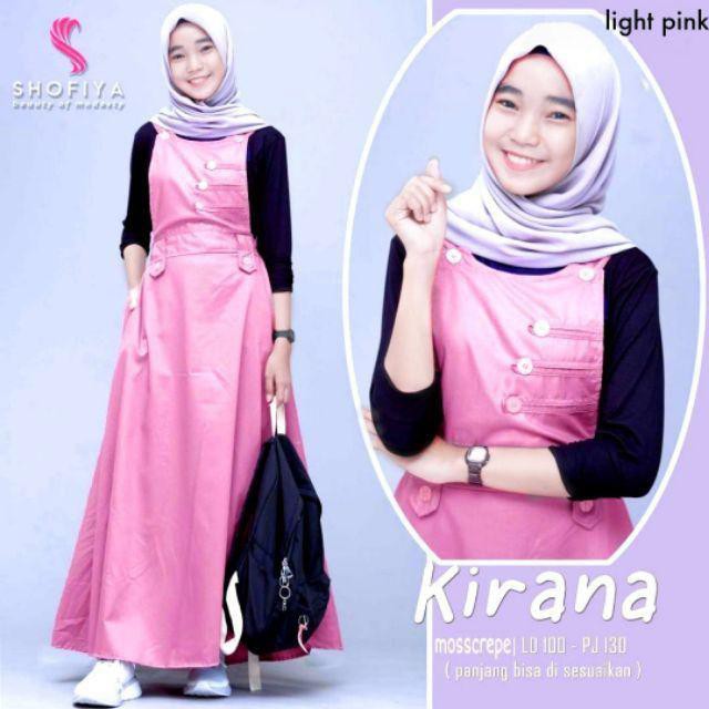 Kirana - Baju Gamis Dress Pakaian Anak Wanita Perempuan Cewek Remaja Umur 11-16 Tahun by Shofiya BTC