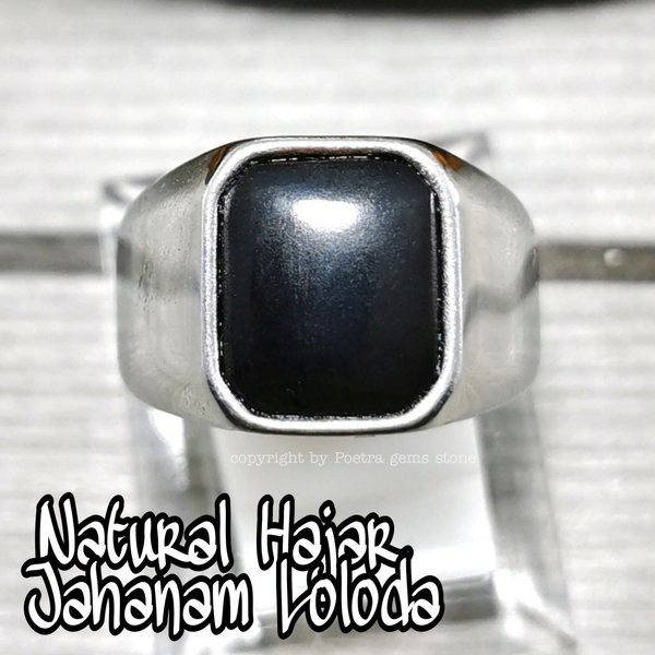 Cincin Batu Permata Natural Hajar Jahanam Loloda Octagon