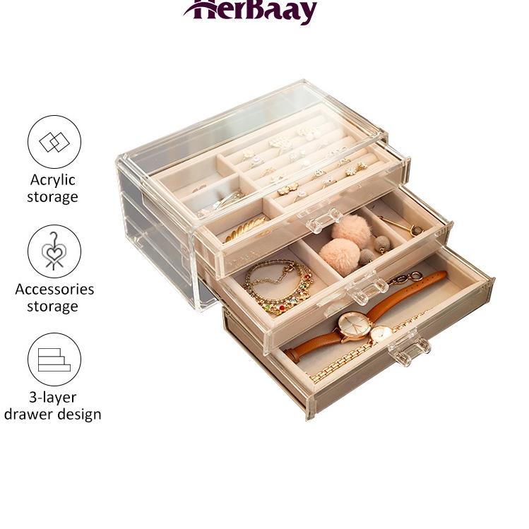 [KODE PRODUK 0QBWY5742] JoysBeauty Tas Kosmetik Tas Makeup Profesional Organizer Kotak Make up Trave