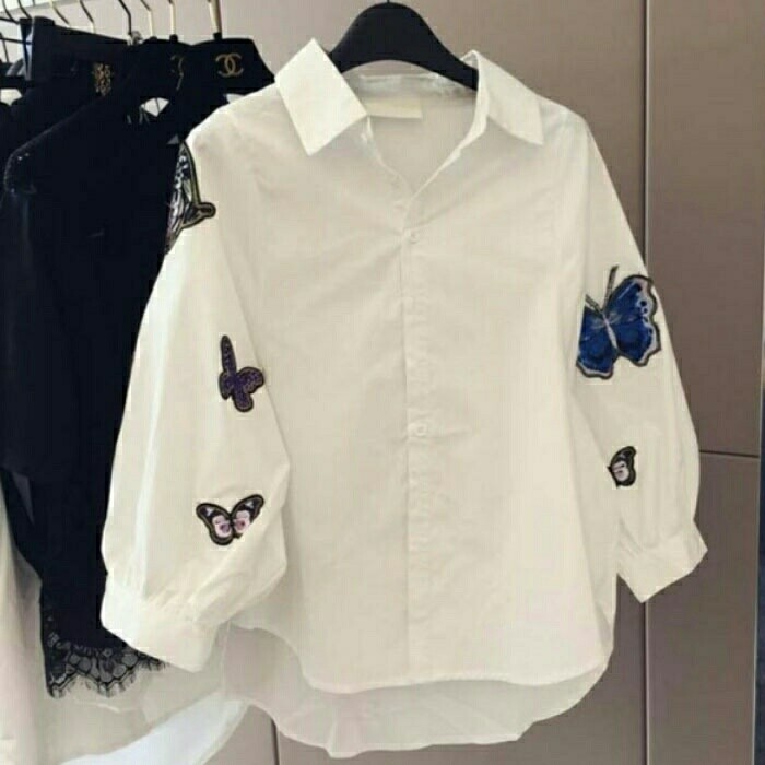 PROMO ATASAN PAKAIAN WANITA REMAJA Baju Kemeja putih PROMO ATASAN PAKAIAN WANITA REMAJA Baju Kemeja putih