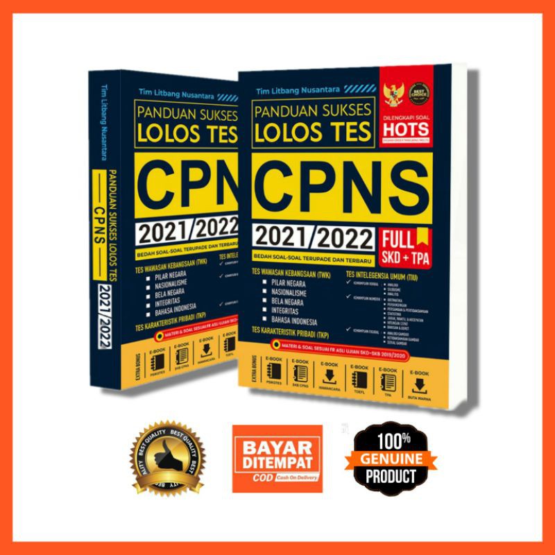 BUKU PANDUAN SUKSES LOLOS TES CPNS 2021/2022 HOTS