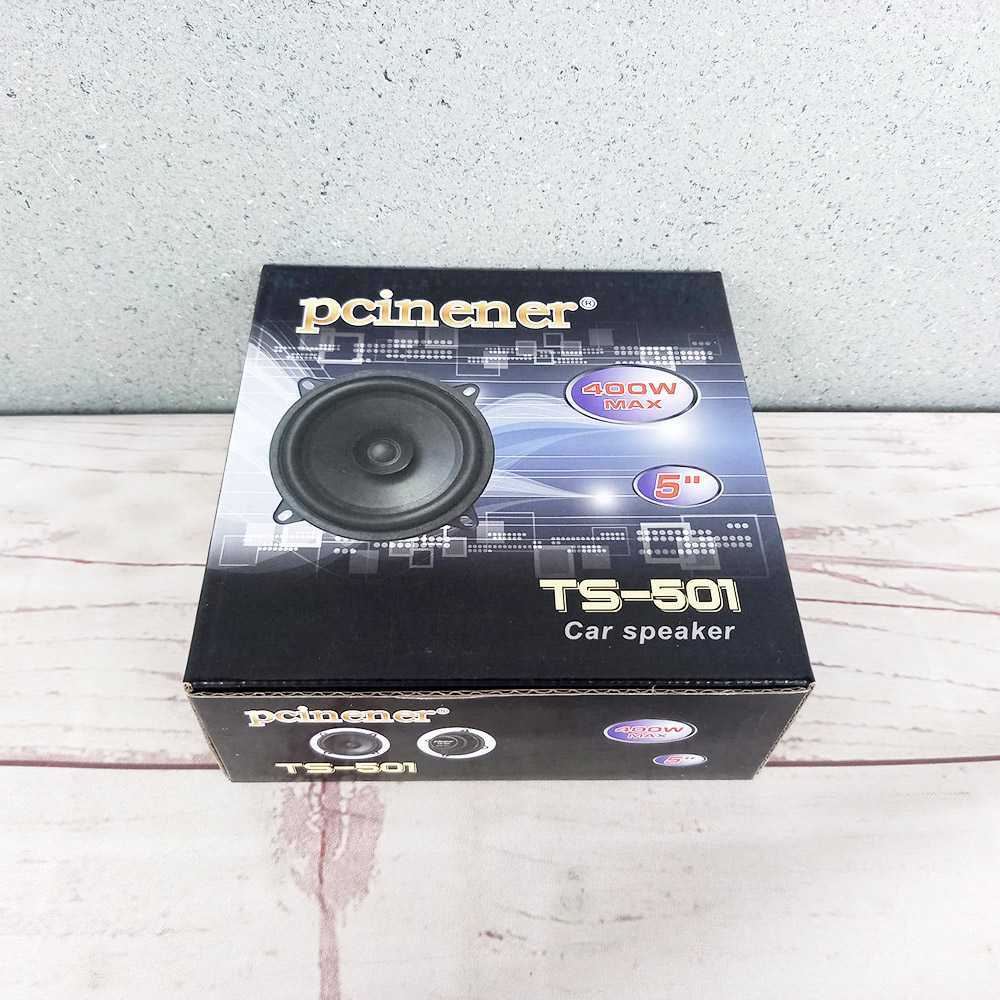 PCINENER Speaker Subwoofer Mobil HiFi 5 Inch 400W 1 PCS - TS-501 12V 5 Inch 400W Universal Car Coaxial Speaker Vehicle Door Auto Audio Music Stereo Full Range Frequency Hifi Speakers