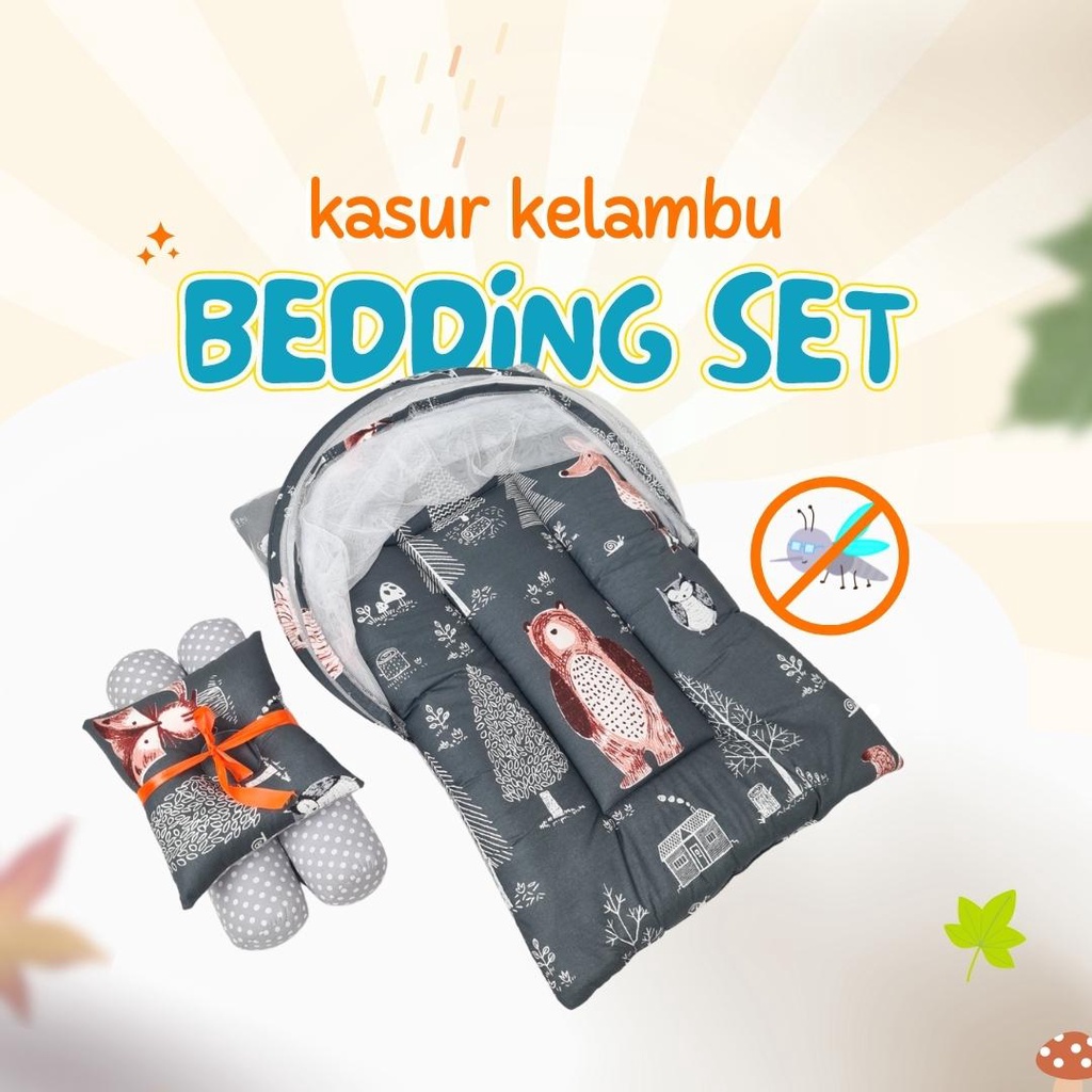 Kasur bayi bantal guling lipat kelambu / kasur bayi kelambu [GRATIS BANTAL GULING DAN TAS MIKA]