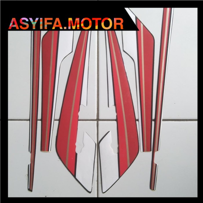 stiker striping gl pro 90 merah