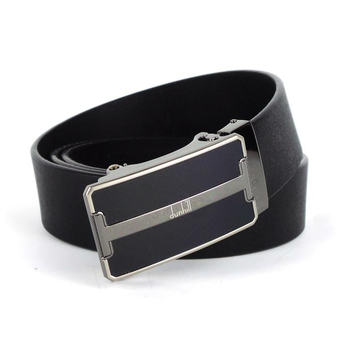 607J Ikat Pinggang Gesper Sabuk Rel Otomatis Kulit Asli - Dunhill Rel B01 Top