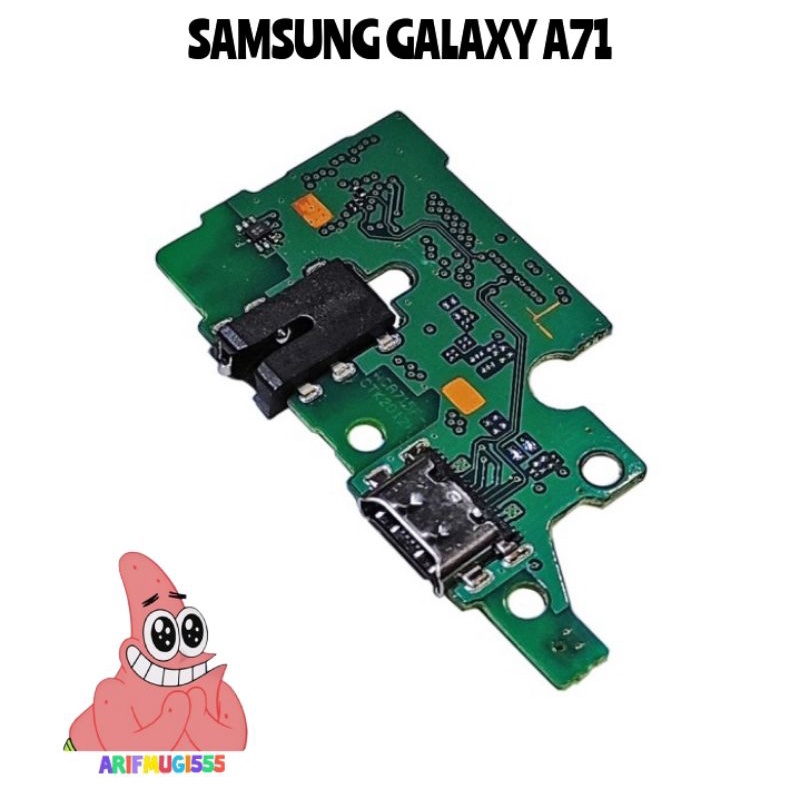 BOARD KONEKTOR CONECTOR CAS CHARGER PAPAN MODUL SAMSUNG GALAXY A71 ORIGINAL