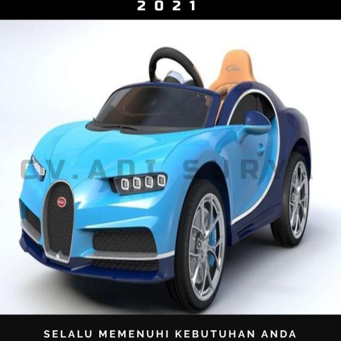 Cvas - Mainan Anak Mobil Aki Pliko Bugatti Chiron Lisensi Ahmad_Storeid88