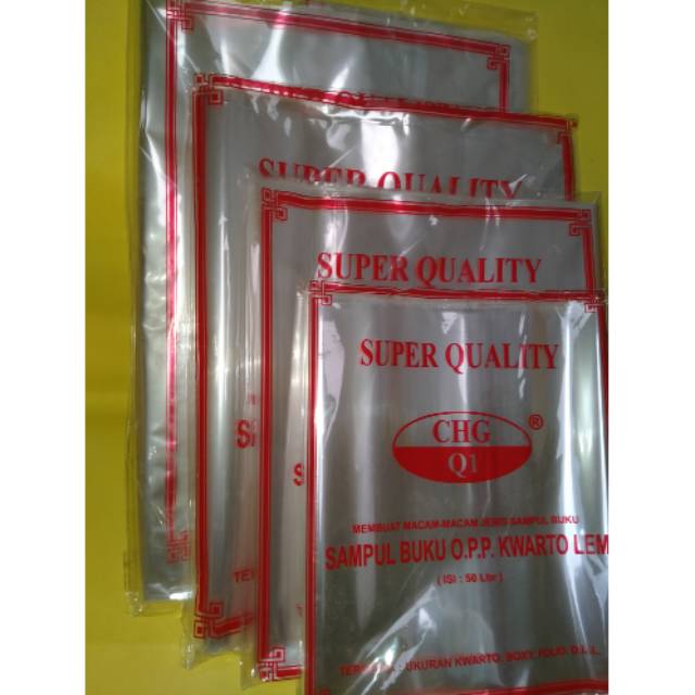 

Sampul buku plastik CHG