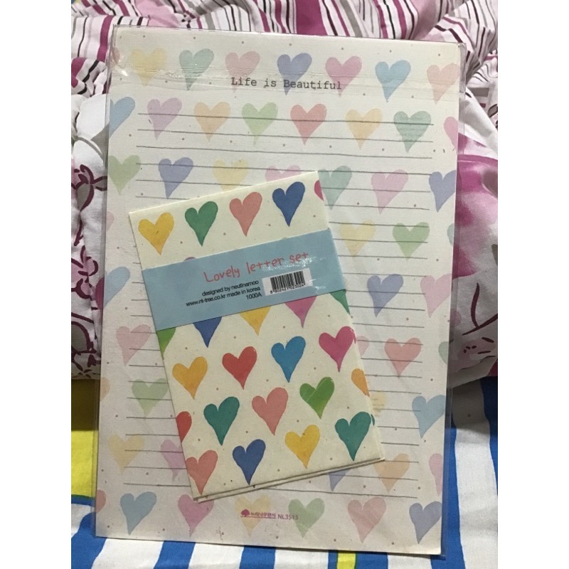 

LETTER SET KERTAS SURAT KOREA IMPORTED MEMO NOTEBOOK