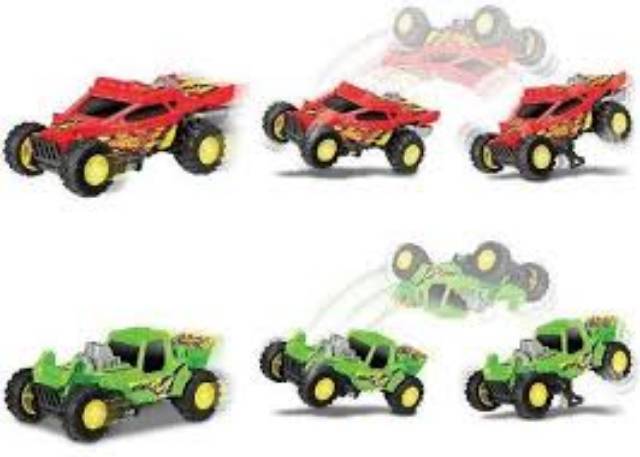 Hot Wheels Stunt Jumper HotWheels pull back and flip bisa loncat