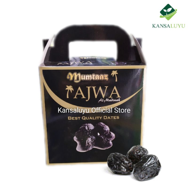 

Kurma Ajwa Asli - Kurma Nabi iso 500 gr