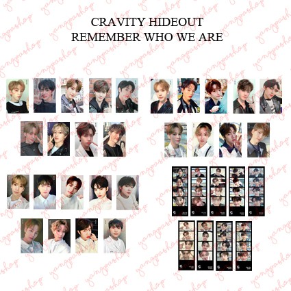 [READY / SET] CRAVITY HIDEOUT REMEMBER WHO WE ARE CRAV PHOTOCARD FAN MADE UNOFFICIAL PHOTOSTRIP YANG