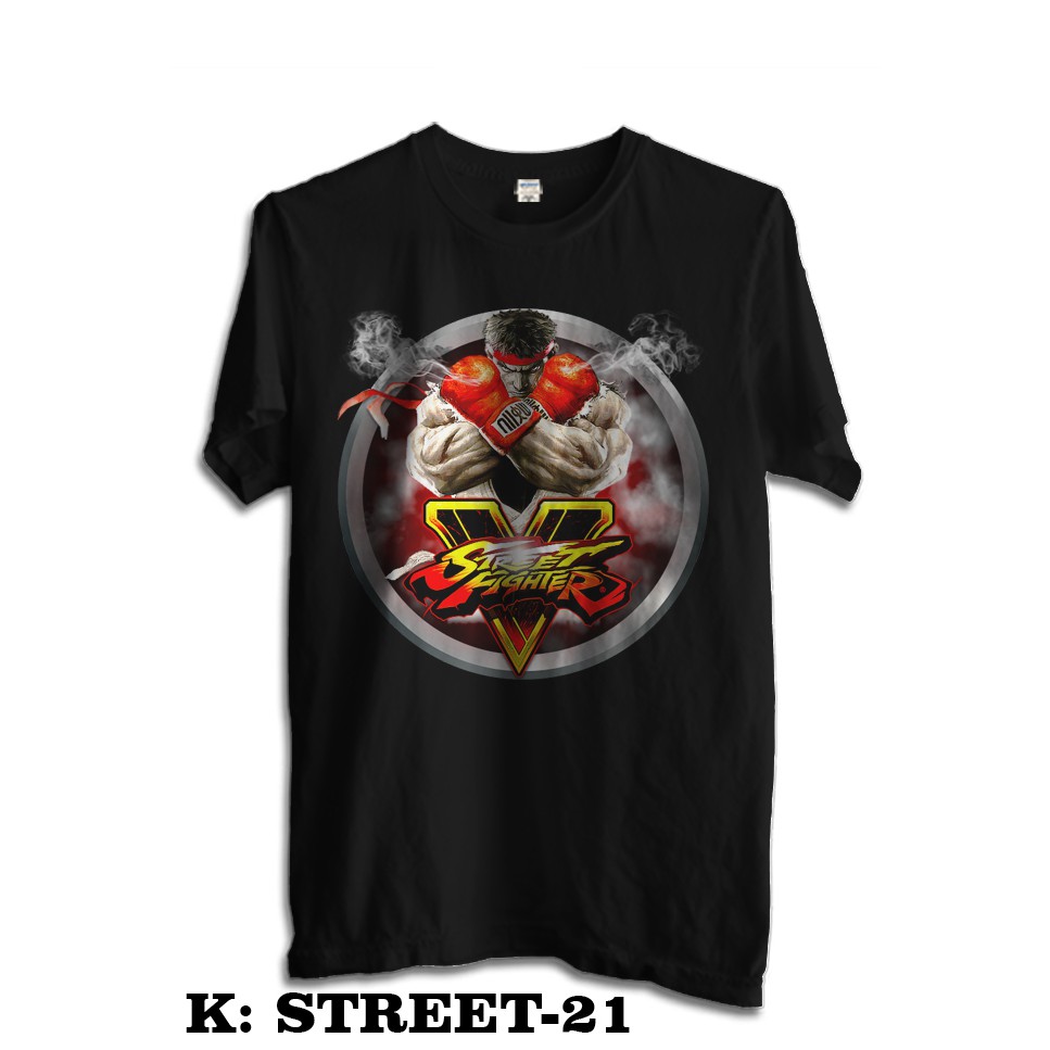 KAOS STREET FIGHTER TSHIRT FILM STREET FIGHTER 23