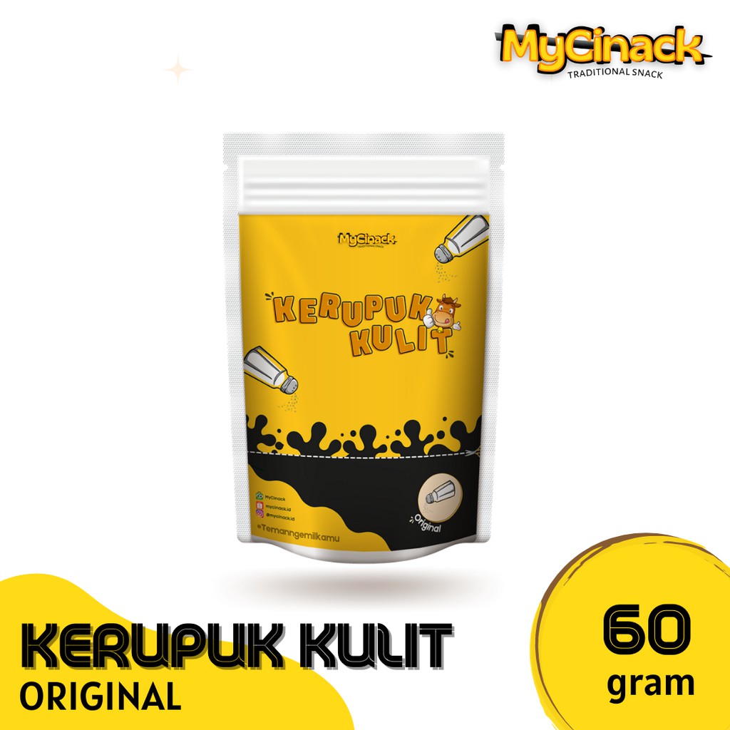 

Kerupuk Kulit MyCinack Rasa Original