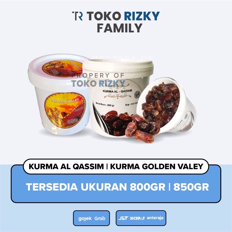 TOKO RIZKY - Kurma ember putih 850gr EMBER 850gram 800gram | kurma sukari Al qasim kurma golden vale