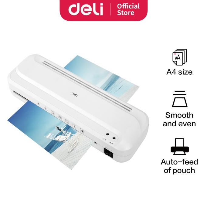 

Deli Mesin Laminating A4 kecepatan 220 mm safety reverse E2132