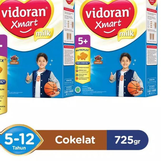 ♀ Vidoran Xmart Susu Formula 1+ 3+ 5+ vanila coklat 725gr / 950gr ✬