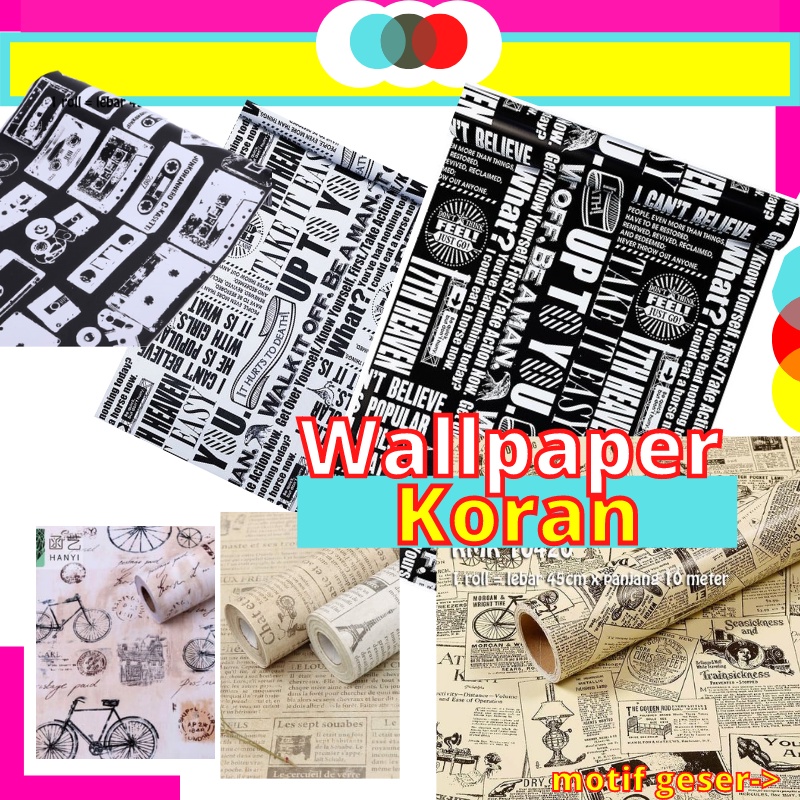 WALLPAPER KORAN WALPAPER WALLPEPER MINIMALIS MOTIF RETRO VINTAGE AESTHENTIC KASET SEPEDA WALL NEWS P