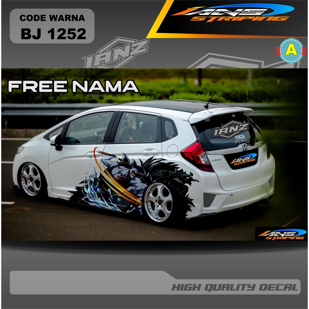 STIKER MOBIL JAZZ AGYA AYLA MOBILIO BRIO DLL / TERMURAH DECAL STIKER MOBIL