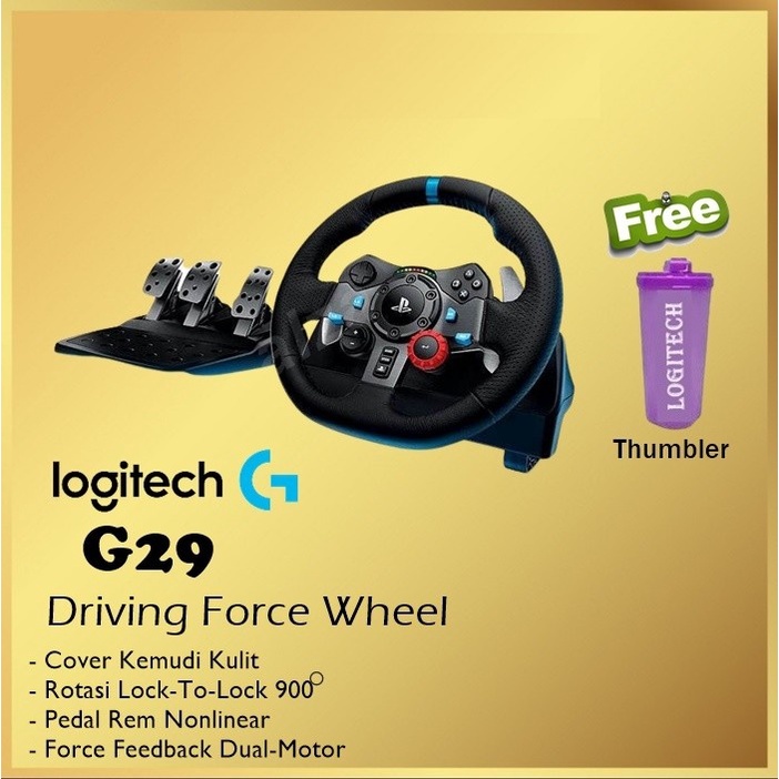 Logitech Driving Force G29 Racing Wheel PS3 PS4 Playstation 3 4