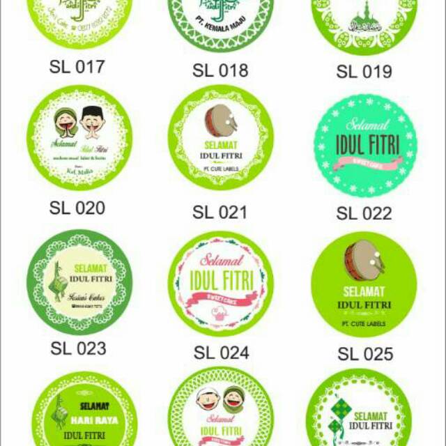 

Label motif lebaran / label toples kue / label makanan / sticker toples makanan