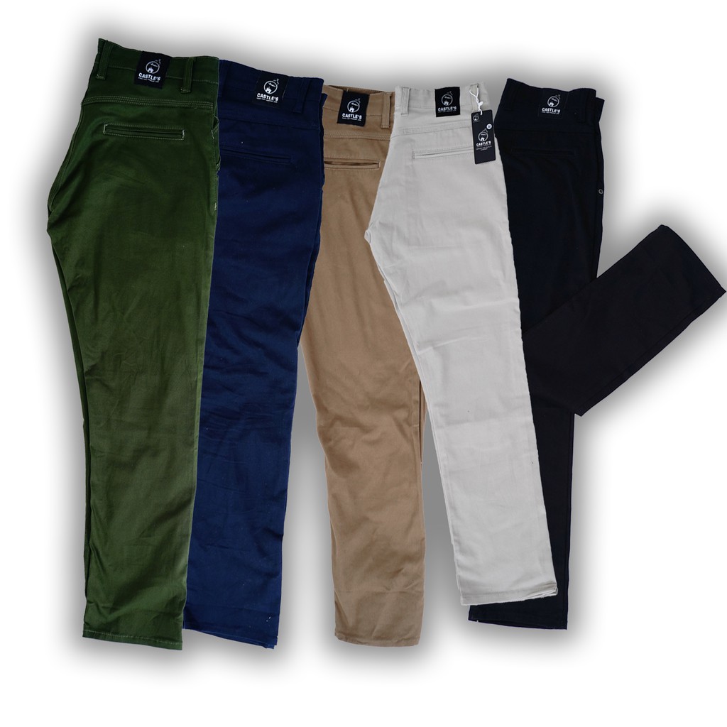 Zoeystore 5714 VARIASI  Celana  Chino Panjang Pria  Exclusive 