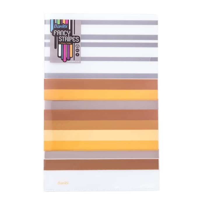 

BANTEX MAP L PP FANCY STRIPES L-SHAPE FOLDER FC BMS 2247