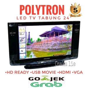 Jual  TV TABUNG LED POLYTRON PLD 24D123 24INCH UDB MOVIE  Diskon