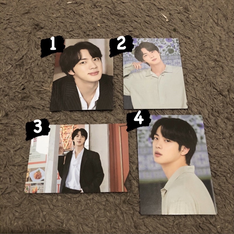 sharing mpc mini photocard seokjin jin ptd on stage seoul