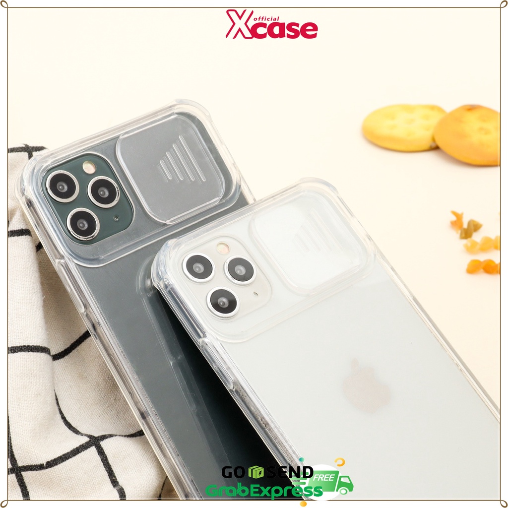 Clear Slide Camera Soft Case Lens Cover iPhone 6 7 8 6+ 7+ 8+ X XR XS 11 12 13 PRO MAX