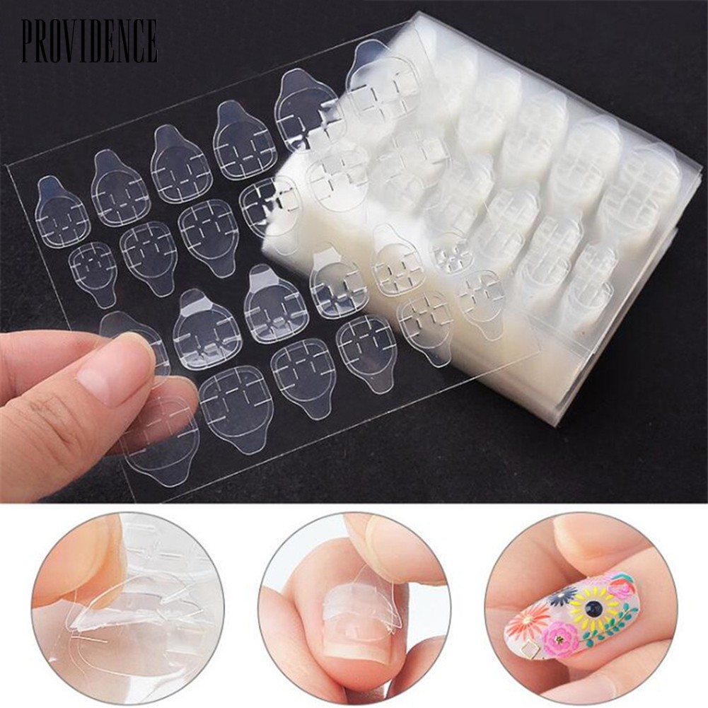 Providence Transparent Double-side Adhesive Nail Glue Sticker Jelly Gel Tape Manicure Tool