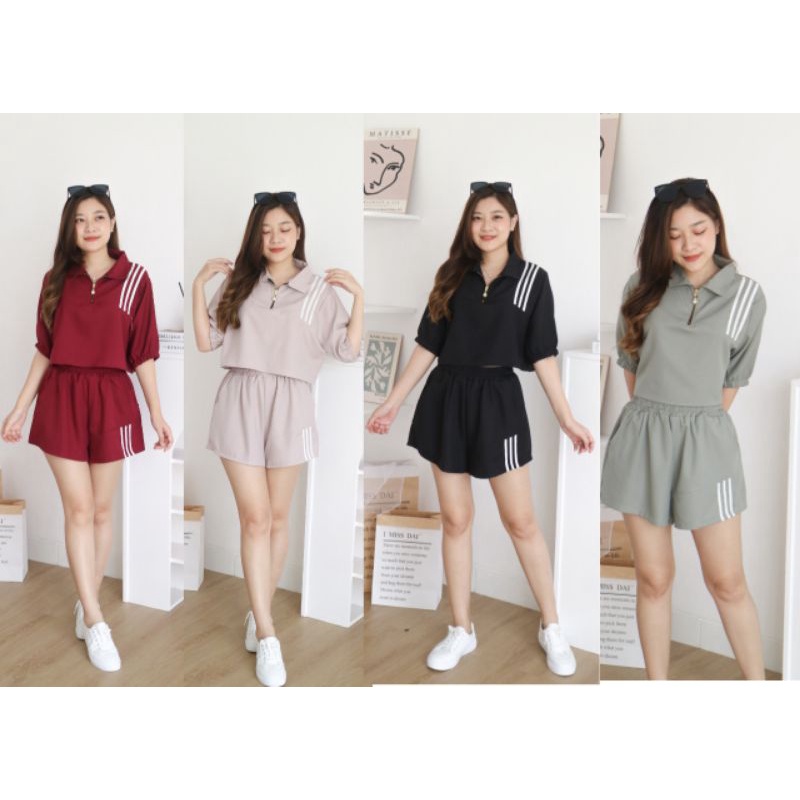 JENNIE SET - Celana Pendek - Setelan Wanita - Homewear