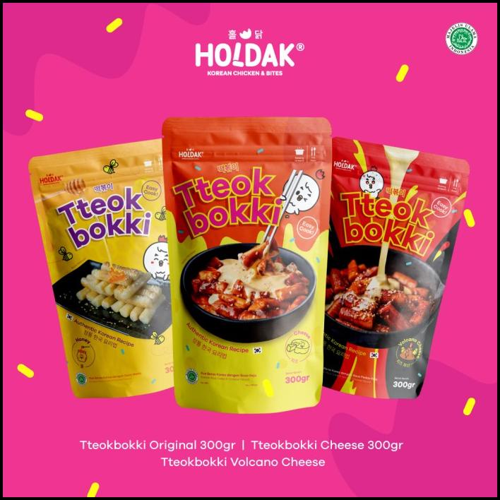 

Holdak 3 Varian Tteokbokki (Original, Cheese, Volcano Cheese)