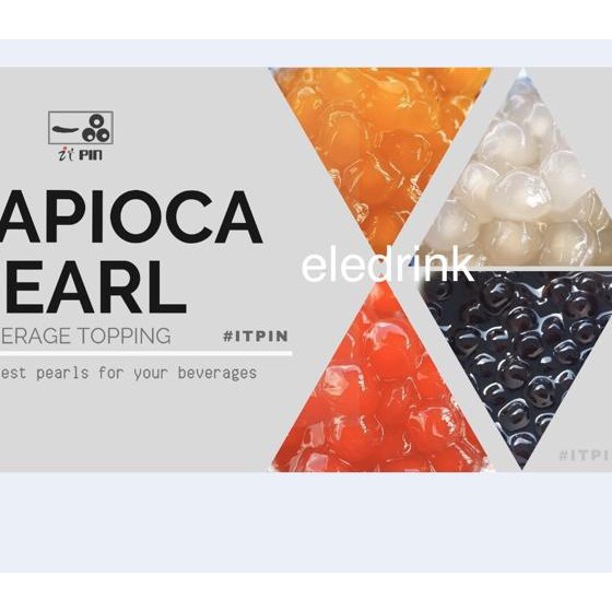 

(uax-1272) ITPIN 1kg TAPIOCA PEARL tapioka Bubble Tea | Boba Milk Tea | Buble teh Mutiara ^^