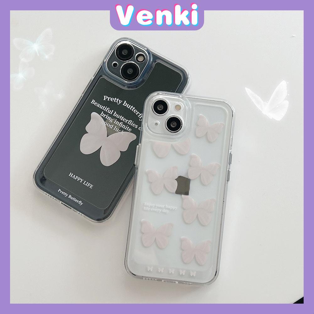 iPhone Case Silicone Soft Case Shockproof Camera Full Coverage Protection Plating Button Cute Butterfly Compatible For iPhone 11 iPhone 13 Pro Max iPhone 12 Pro Max iPhone 7 Plus