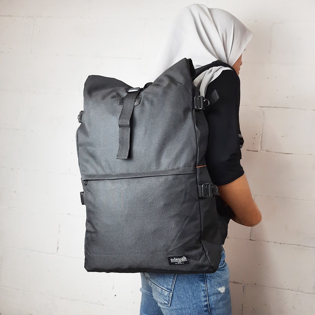 Tas Daypack Tas Backpack Tas Ransel Tas Kuliah Tas Sekolah Cowok Cewek Unisex Sidewalk Lipat Polos Pria Wanita