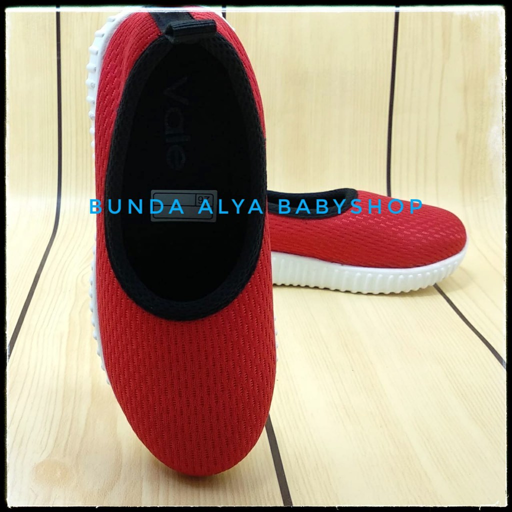 Sepatu Anak Perempuan 1 - 8 Tahun MERAH Lentur Sepatu Anak Cewek Cowok Sporty Size 22 - 35 Elastis