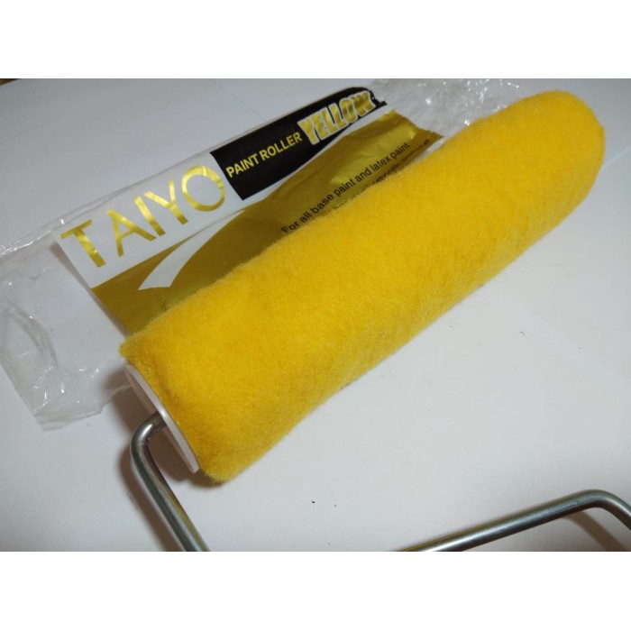 Kuas rol taiyo kuning / kuas rol bulu cat tembok / paint roller