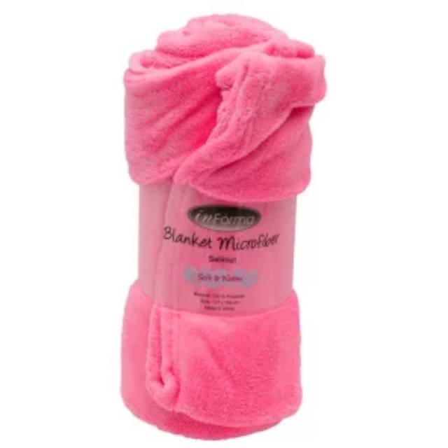 Microfiber Blanket Solid / Selimut Microfiber Solid