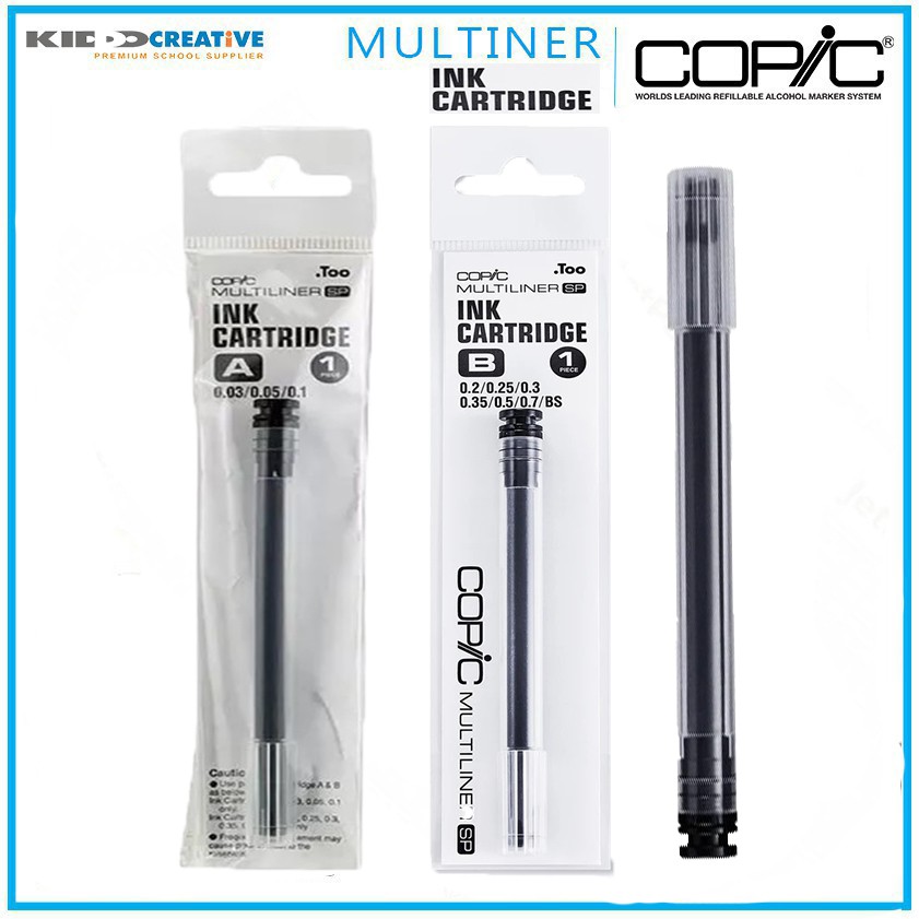 

COPIC MULTILINER CARTRIDGE A / B 0.03-0.1 / 0.2-0.7 BS
