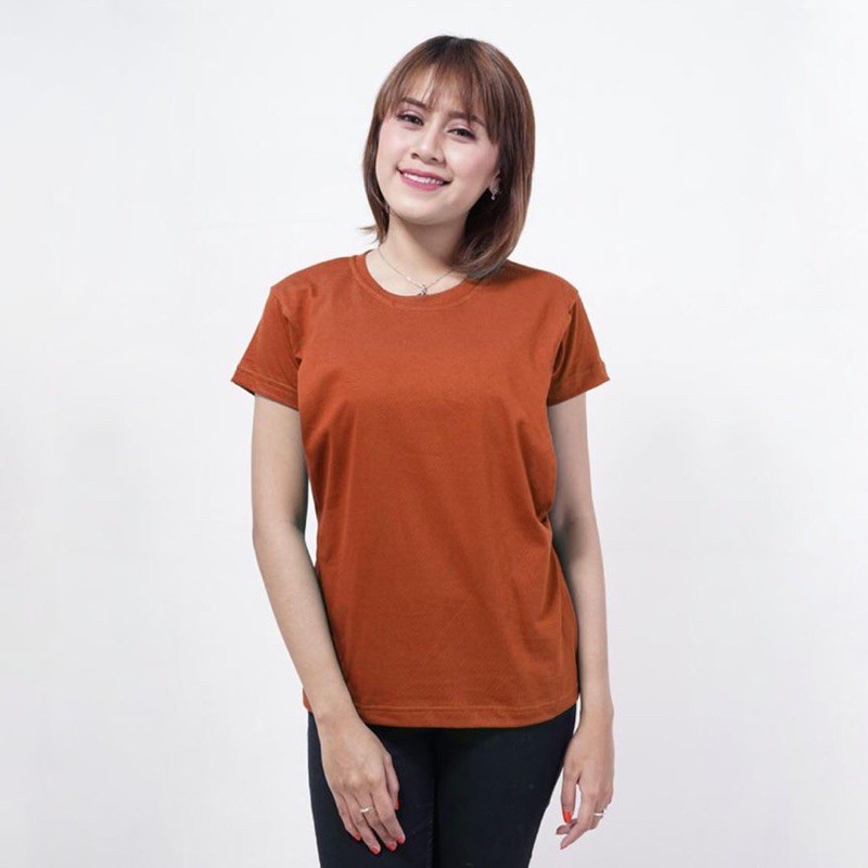 Kaos menyusui / Baju menyusui SIMPANSE Lengan PENDEK 100% Katun-Terracota