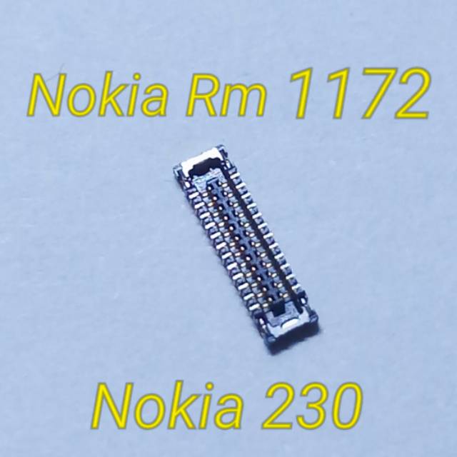 Konektor Lcd Nokia 230 Rm 1172 di mesin 24 pin Fpc Lcd Connector Nokia Rm 1172 Nokia 230 on Board