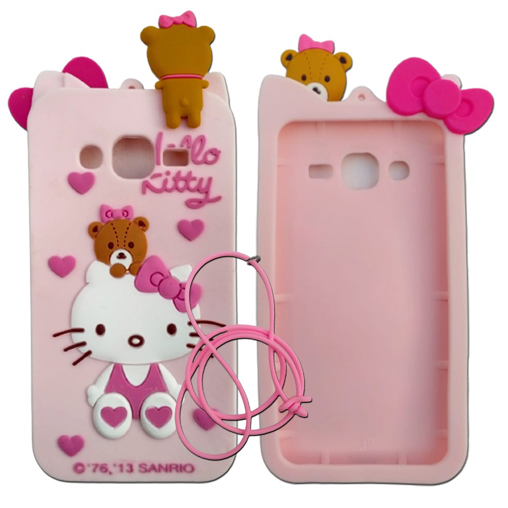 Silicon Boneka 3D SAMSUNG J2  Softcase Lucu Karakter