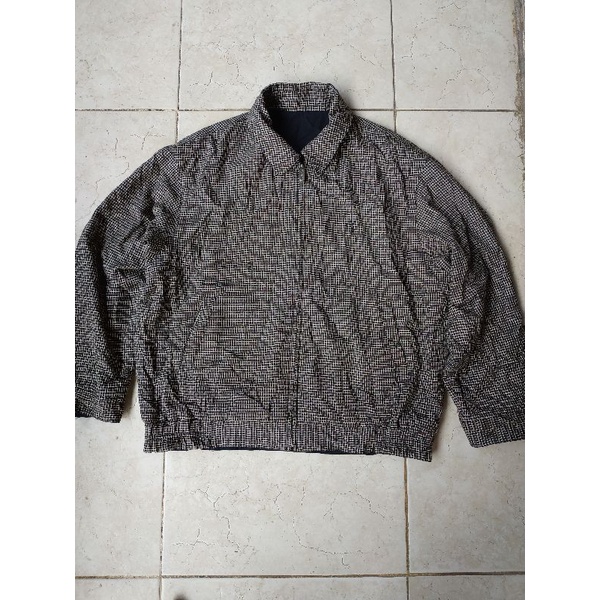 JAKET YSL TARTAN VINTAGE SECOND ORIGINAL PRIA